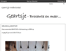 Tablet Screenshot of geartsje-webwinkel.nl